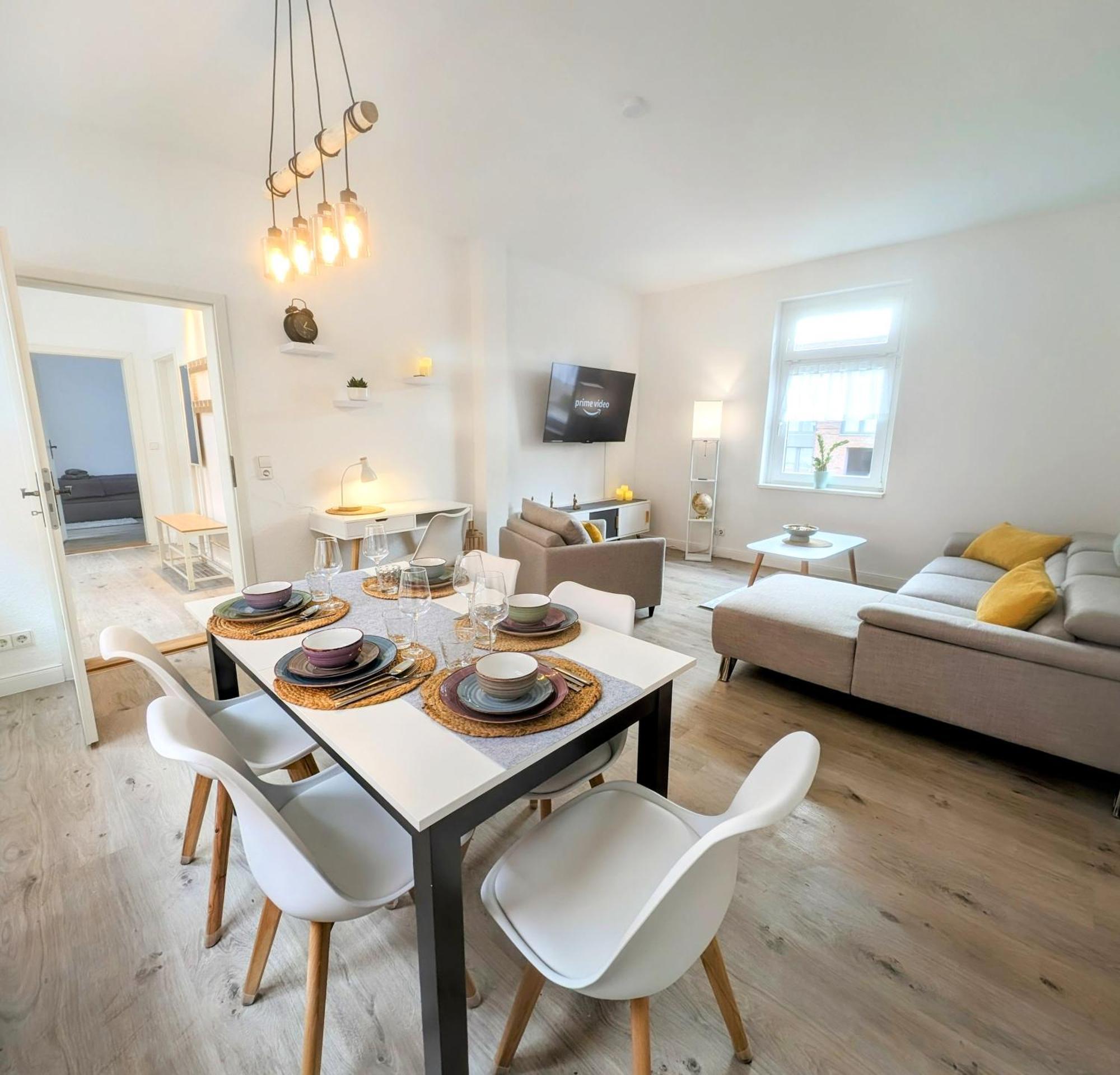 Casa Apartment Modern Vintage Flexibilitaet Pur- Perfektes Apartment Fuer Familien Und Geschaeftsreisende 5 Schlafplaetze, Vollausstattung, Amazon Prime & Parkplatz Inklusive 마그데부르크 외부 사진
